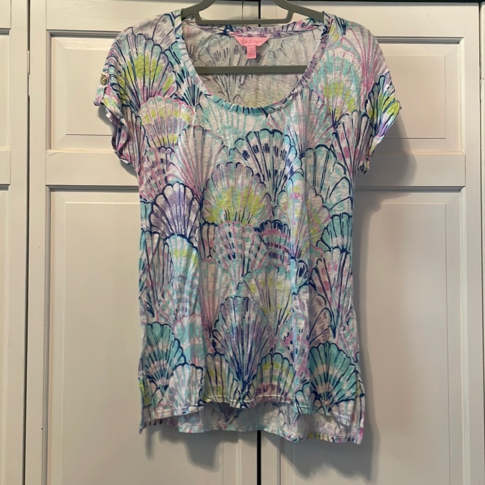 Lilly Pulitzer Inara Linen Top